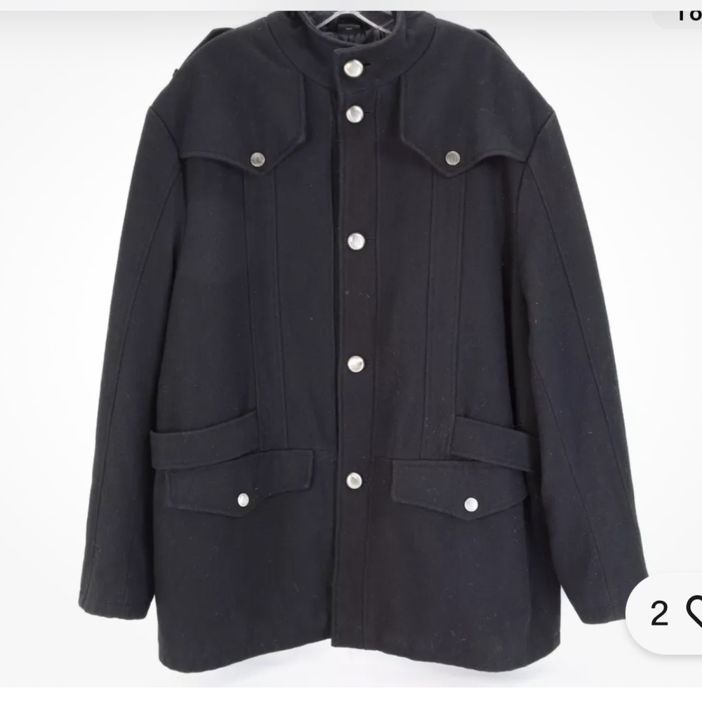 Coogi men black coat size X-large used